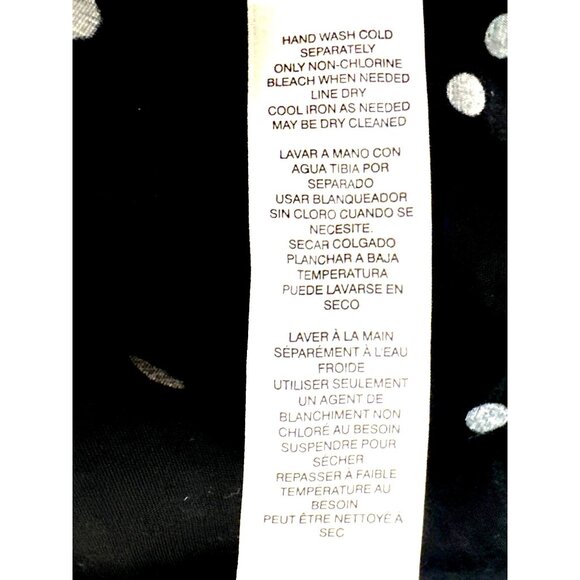 Chicos Black Polka Dot Cardigan Lightweight Open Front Blouse Roll Tab Sleeves - Picture 9 of 12